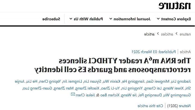 Nature | 陈捷凯课题组揭示RNA调控异染色质形成的新机制